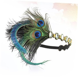 Vaguelly Green Headband Fashionable Decorative Hairband for Parties Events Dances Lightweight Hair Accessory for Women Elegant Photo Prop Eye Catching Design