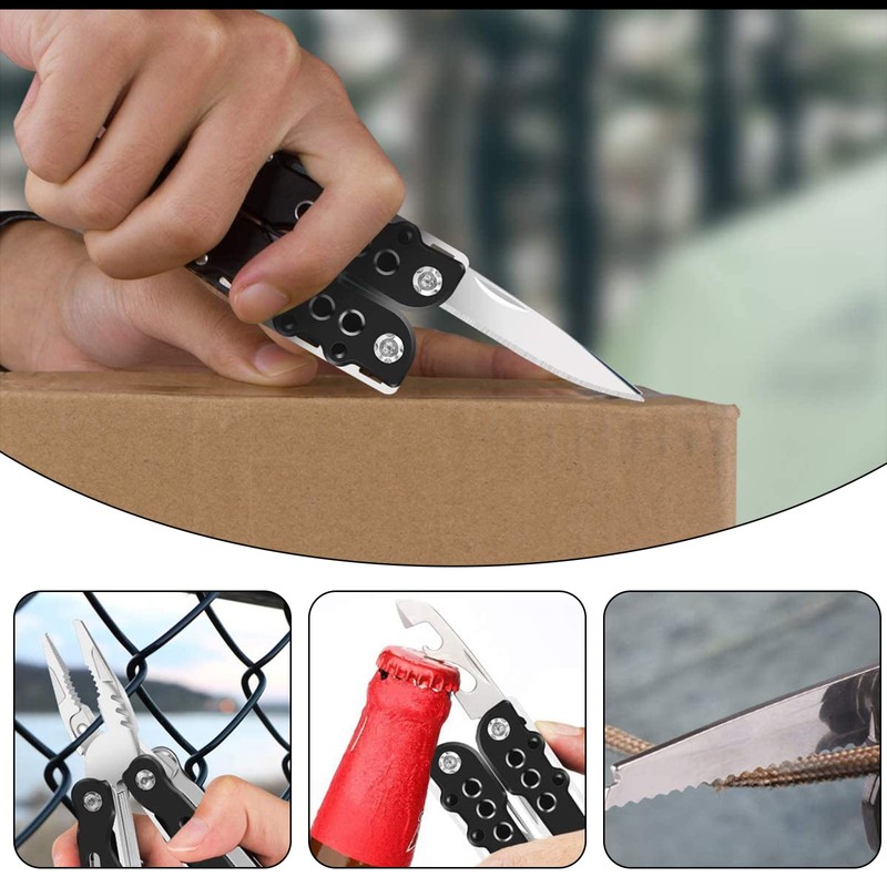 PMELCXD Multitool Multi Tool | Multitools with Screwdriver Sleeve, Multitool,