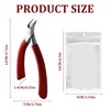 Nail Scissors Toenails Red Nail Clippers 12 x 7 cm