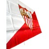 Sevilla CF badsev Flag, Red/White, One Size