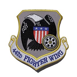 Squadron Nostalgia LLC 442d Fighter Wing Patch – Plastic Backing