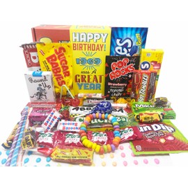 RETRO CANDY YUM ~ 1969 56th Birthday Gift Box Nostalgic Candy Assortment from Childhood for 56 Year Old Man or Woman Born 1969 Jr