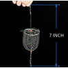 10Pcs/Pk Carp Fishing Bait Trap Cage Feeder Basket Holder Coarse