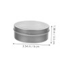 ABOOFAN 4Pcs Magnetic Spice Containers Stainless Steel Storage Jars with