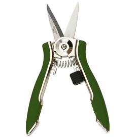 Dramm ColorPoint Stainless Steel Compact Garden Pruning Shears, Hand Pruner, Garden Clippers, with Heavy Duty Blade and Easy grip Handle, Green