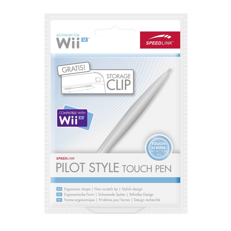 Speedlink Pilot Style Touch Pen for Wii U, White