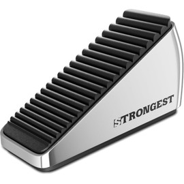 Strongest Home Heavy Duty Door Stopper Wedge – Non-Slip Rubber & Zinc Metal Door Stop for Home & Commercial Use