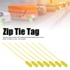 50pcs Zip Tie Tag Readable Writable 40KG Tensile Strength Self