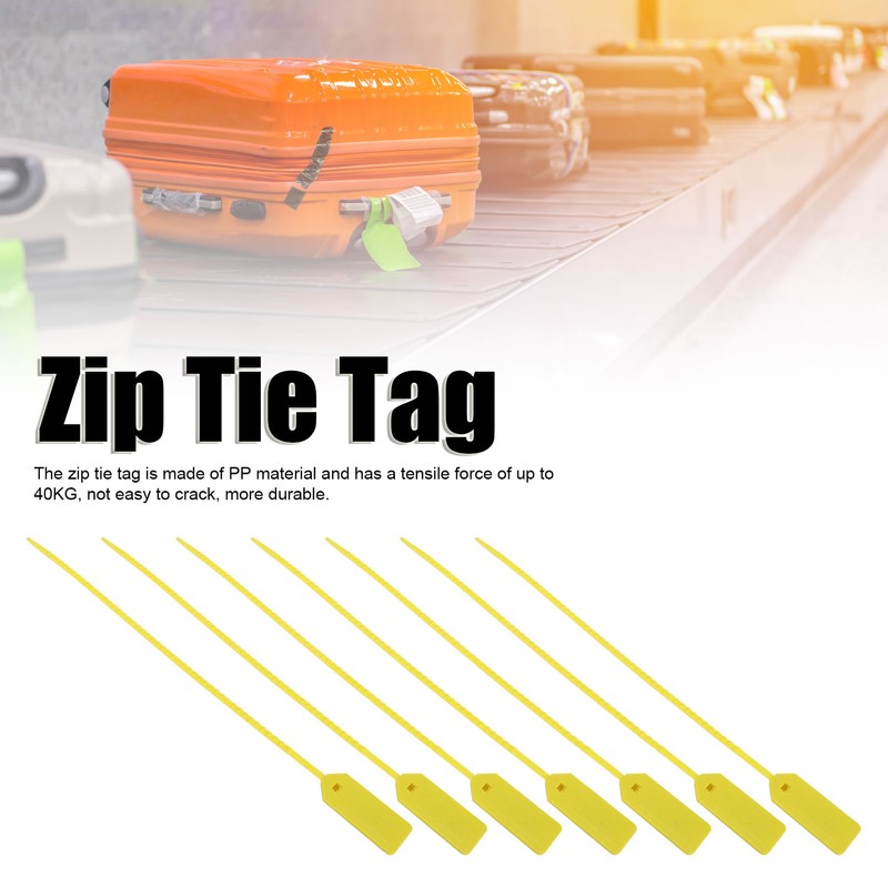 50pcs Zip Tie Tag Readable Writable 40KG Tensile Strength Self
