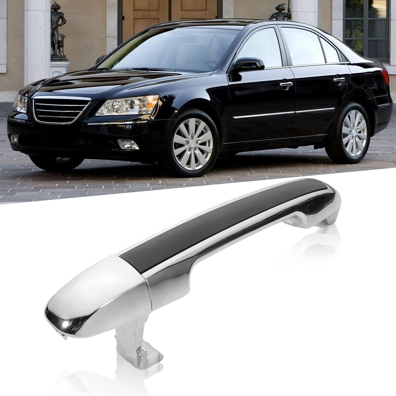 Gaogsiy 4 PCS Chrome Exterior Door Handle fits Sonata 2005