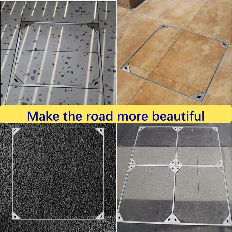 MOSINSBO Stainless Steel Manhole Cover and Frame 12x12, B Class