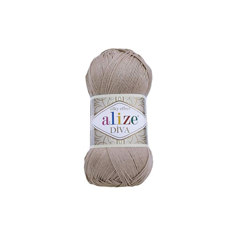 Alize Diva Silk Effect 100 % microfibra acrílica, 1 madeja
