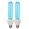 BAIMNOCM 2 Pack UVC Light Bulb Ozone Free, UV Lamp