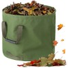 Garden Waste Bag Collapsible Canvas Reusable Water Resistant Garden Yard
