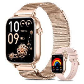 Fitonme Women's Smartwatch 1.83 Inch HD Display Smart Watch with Phone Function, 100+ Sports Modes, Fitness Tracker with Heart Rate SpO2 Sleep Monitor, IP68 Waterproof Fitness Watch for Android iOS