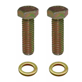 Unbranded Replacement Fuel Pump Mounting Bolts for Small & Big Block Chevy, Pair, Zinc 350