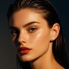 URTHEONE Pearl Earrings 8-9mm AAAAA+ Freshwater Studs for Women, 18K
