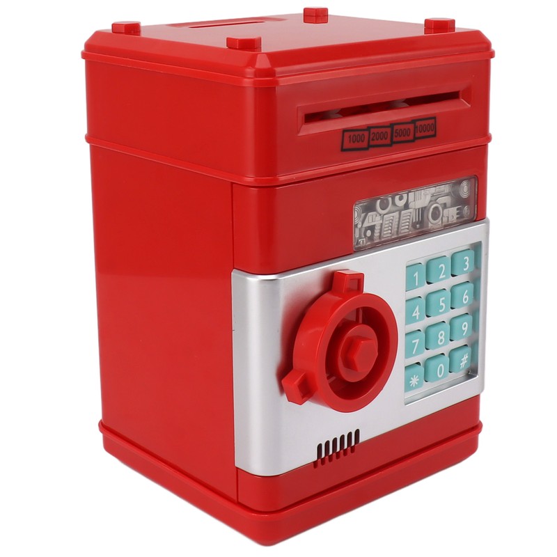 2 Modes ATM Piggy Bank Digital Electronic Paper Money Coins
