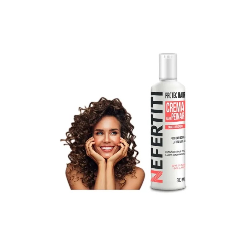 Nefertiti Crema Para Peinar Cabello Rizado 300ml
