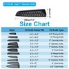 PATIKIL PP Safety Knife Cover Sleeves for 7" Santoku Knife,