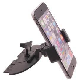 Car Mount CD Slot Holder Compatible with AT&T Calypso 4/Fusion Z/Motivate/Maestro Plus, Cradle Swivel Dock Strong Grip CD Player Slot