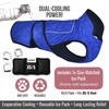 LUCOLOVE Dog Cooling Vest with Ice Pack – 2-Layer Evaporative