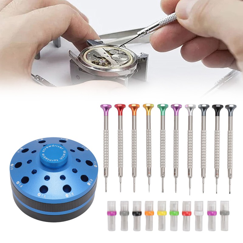 10pcs Professional Slotted Screwdriver Kit Multi Size Precision Screwdriver Set