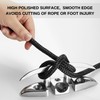 Acefvnofo 6" Boat Cleat, Folding Dock Cleats (2Pack) with Fasteners,