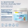 SOLARAY Solaray D-Mannose with CranActin Cranberry AF Extract Powder 226