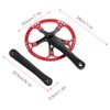Meijun Bike Crankset 170mm Bicycle Chainwheel Chain Ring Set 45T