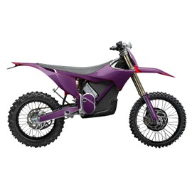 Stark Varg MX 2023-2025 Graphics Kit Wrap - Solid Purple - Varg MX Skin - Premium 3M Vinyl Protective Wrap Decal Cover - Easy to Apply | Crafted in The USA by MightySkins