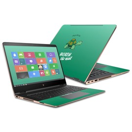 MightySkins Skin Compatible with HP Spectre x360 Convertible 15.6" (2017) - Late Turtle | Protective, Durable, and Unique Vinyl Decal wrap Cover | Easy to Apply, Remove | Made in The USA
