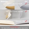 ZYJT PVC Edge Banding, 1" x 25ft Glossy White Non-Glued