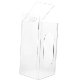 VICASKY Acrylic Face Mask Dispenser Wall Mount Holder for Gloves Storage Transparent Design Lightweight Easy Installation for Masks Gloves and Tissues