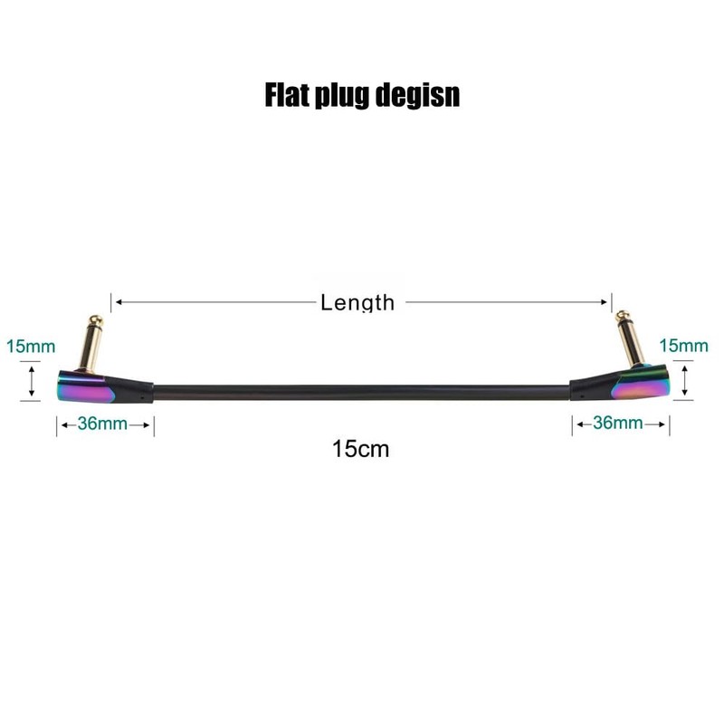 IVU CREATOR Flat Patch Cables for Guitar Effect Pedal 6