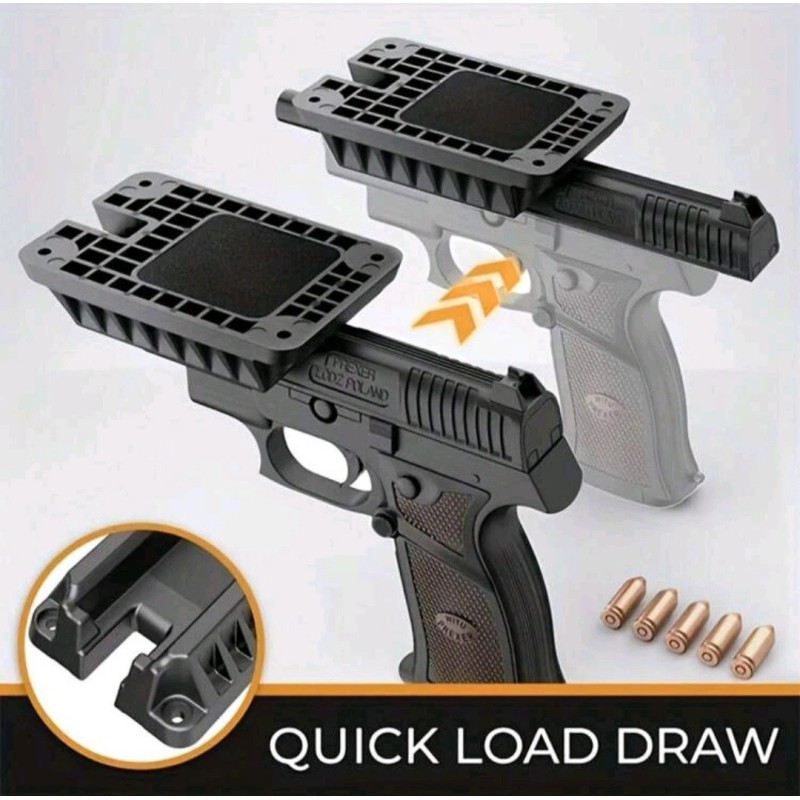 Unbranded 2-Pro-Level Quick- Draw Magnetic Gun Holder – Keep Pistols