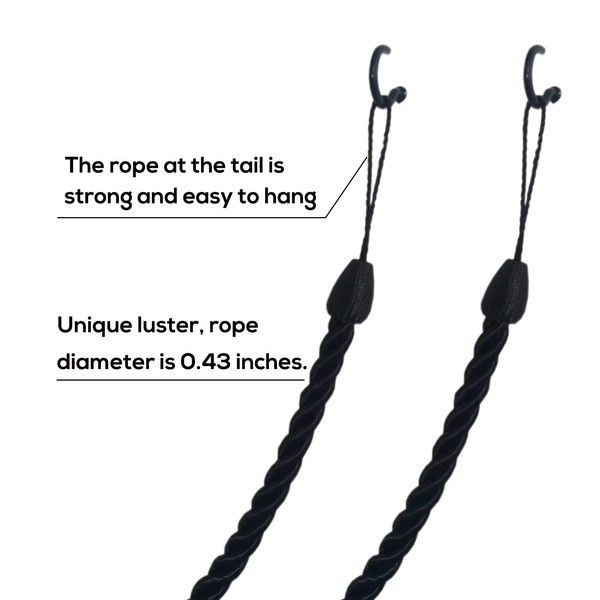 SLIFEOW SLIFEOW Curtain Tiebacks Ropes, Decorative Handmade Tie Backs Curtain