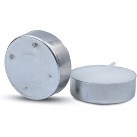 REQUISITE NEEDS Tea Light Candles Unscented 4 Hours Long Burn Night Candles Pack of 30