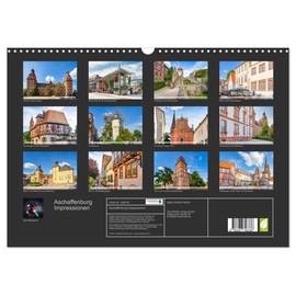 Aschaffenburg Impressionen (Wandkalender 2026 DIN A3 quer), CALVENDO Monatskalender: Eine wunderschöne Auswahl von Bildern der Stadt Aschaffenburg (CALVENDO Orte)