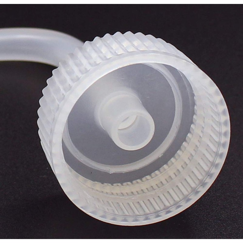 2 PCS 500ML 17.6OZ Plastic White Translucent Squeeze Wash Bottles