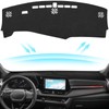 PeakPurit Black Dashboard Dash Board Cover Mat Carpet for Chevy