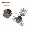 STIANC 2 Pack Soft Close Cabinet Hinges, 3/4" Overlay Soft