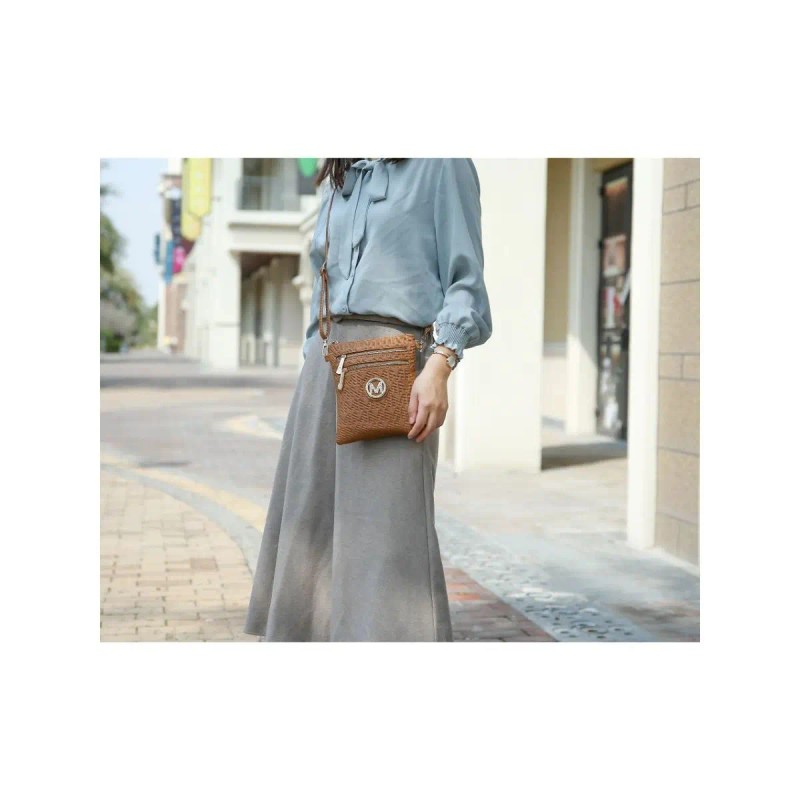 Andrea Milan M Signature Women's Crossbody Messenger Bag Designed by