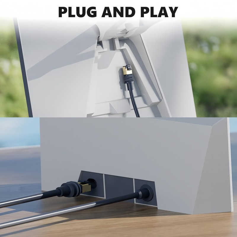 ProEcoLink Starlink Gen 3 Cable 49.2FT/15M Rectangular Satellite V3 Kit