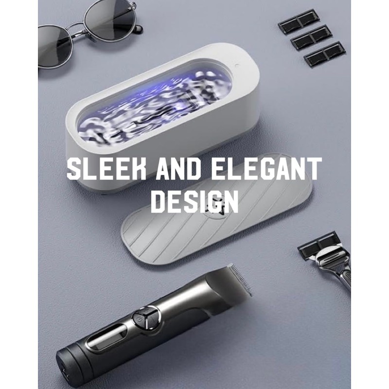 Ultrasonic Cleaner for Eyeglass, Glasses, Retainer, Jewelry, Silver, Earring, Retainer,