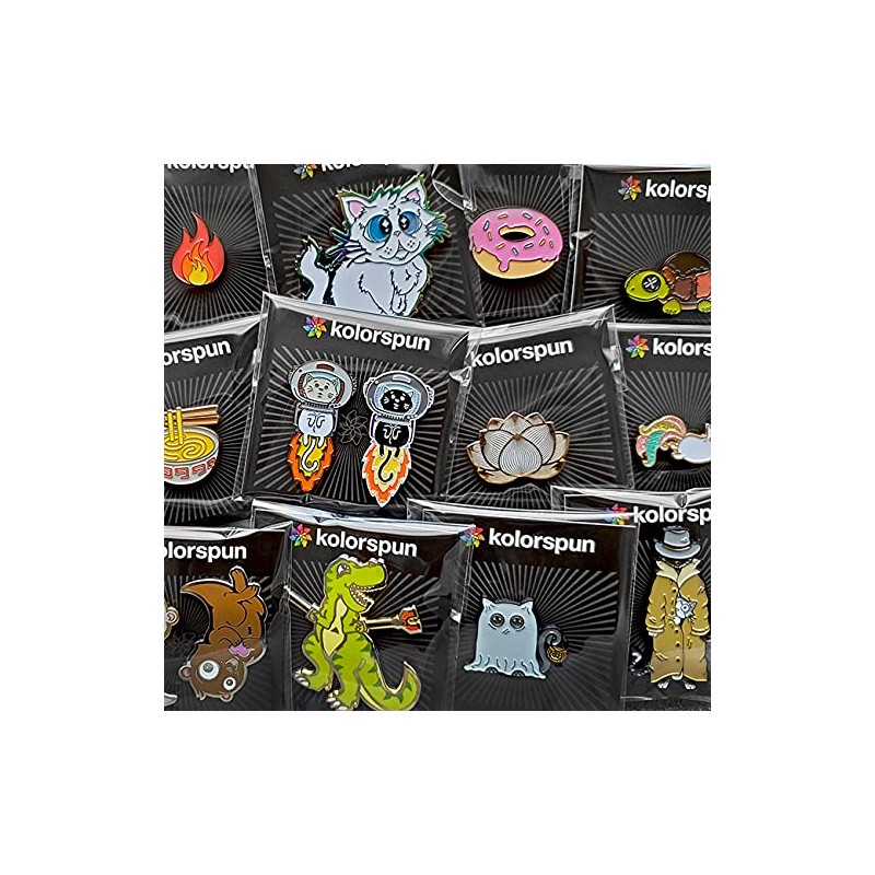 Kolorspun Golf Ball Marker with Magnetic Hat Clip (Grey Cat)