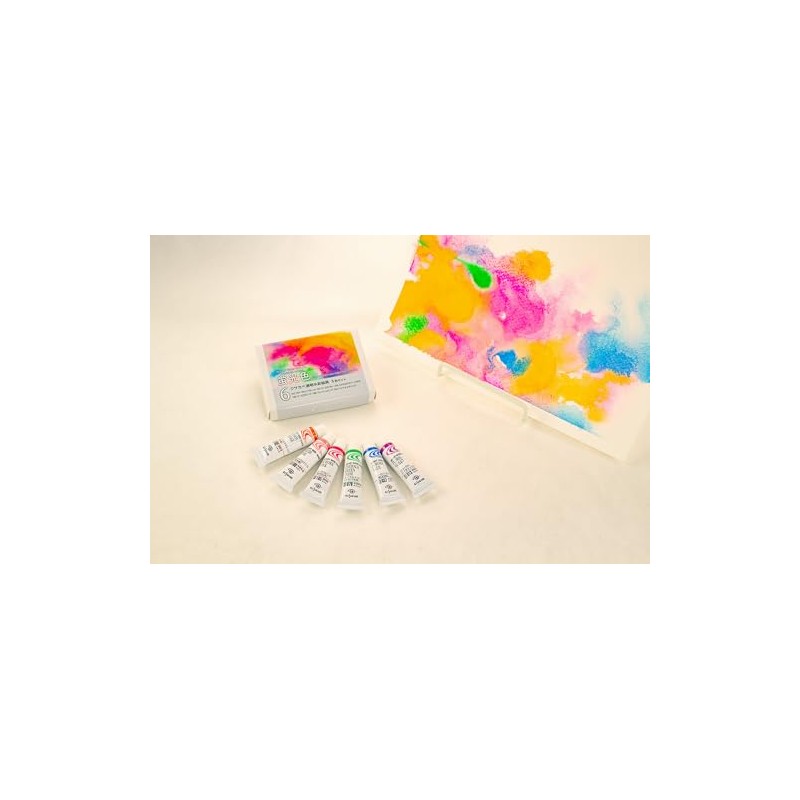 Kusakabe 301307 Watercolor, Artist Water Color, 6 Color Set, 0.2
