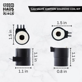 HAÜS PARTS 279834 Dryer Gas Valve Ignition Solenoid Coil Kit Compatible with Whirlpool & Kenmore Gas Dryers – Replaces K35-288, AP3094251, PS334310 (32-Pack)