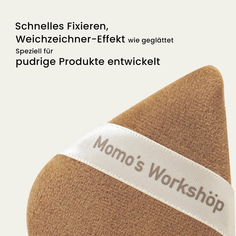 Momo's Workshop Powder Puff Lace Short Pile Double Sided Compact