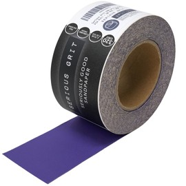 Serious Grit - 320 Grit Ceramic Grain PSA Sandpaper Roll - Heavy-Duty Stickyback Adhesive Longboard Sanding Roll - 2.75" x 20 Yard Continuous Sand Paper for Wood, Metal, Autobody, Paint, Air Sanders.